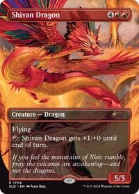 Shivan Dragon (1709) - Secret Lair Drop Series - Magic: The Gathering card
