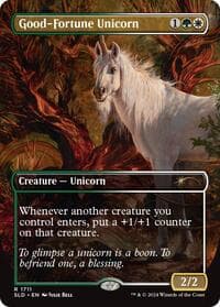 Good-Fortune Unicorn - Secret Lair Drop Series - Magic: The Gathering card