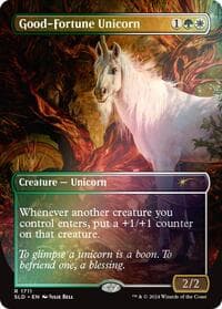 Good-Fortune Unicorn (Rainbow Foil) - Secret Lair Drop Series - Magic: The Gathering card