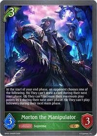 Morton the Manipulator - BP05: Omens Eternal - Shadowverse: Evolve card