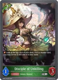 Disciple of Unkilling - P03EN (Foil) - BP05: Omens Eternal - Shadowverse: Evolve card