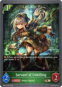 Servant of Unkilling - P07EN (Foil) - BP05: Omens Eternal - Shadowverse: Evolve card