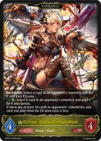 Octrice, Omen of Usurpation (Evolved) - BP05: Omens Eternal - Shadowverse: Evolve card