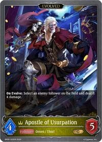 Apostle of Usurpation (Evolved) - BP05: Omens Eternal - Shadowverse: Evolve card