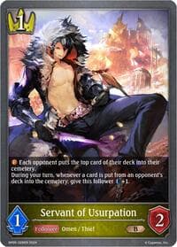 Servant of Usurpation - BP05: Omens Eternal - Shadowverse: Evolve card