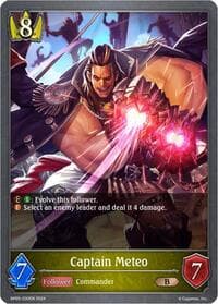 Captain Meteo - BP05: Omens Eternal - Shadowverse: Evolve card