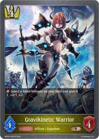 Gravikinetic Warrior - BP05: Omens Eternal - Shadowverse: Evolve card