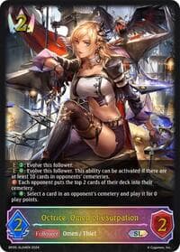 Octrice, Omen of Usurpation (SL) - BP05: Omens Eternal - Shadowverse: Evolve card
