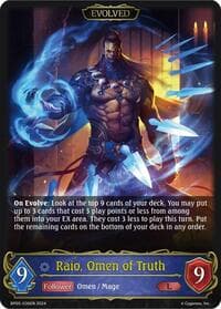Raio, Omen of Truth (Evolved) - BP05: Omens Eternal - Shadowverse: Evolve card