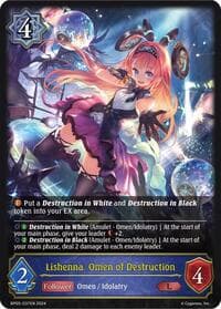 Lishenna, Omen of Destruction - BP05: Omens Eternal - Shadowverse: Evolve card