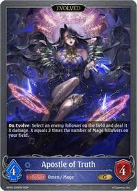 Apostle of Truth (Evolved) - BP05: Omens Eternal - Shadowverse: Evolve card