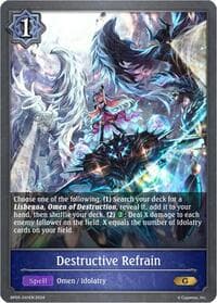 Destructive Refrain - BP05: Omens Eternal - Shadowverse: Evolve card