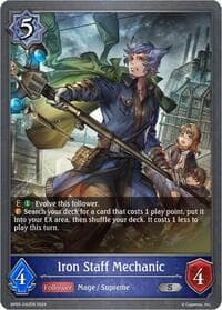 Iron Staff Mechanic - BP05: Omens Eternal - Shadowverse: Evolve card