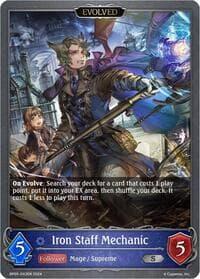 Iron Staff Mechanic (Evolved) - BP05: Omens Eternal - Shadowverse: Evolve card