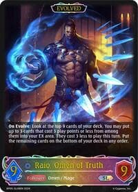 Raio, Omen of Truth (Evolved) (SL) - BP05: Omens Eternal - Shadowverse: Evolve card