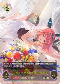 Lishenna, Omen of Destruction (U) - BP05: Omens Eternal - Shadowverse: Evolve card