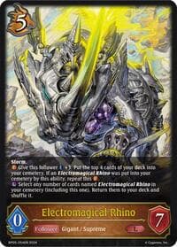 Electromagical Rhino - BP05: Omens Eternal - Shadowverse: Evolve card