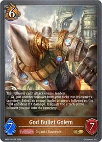 God Bullet Golem - BP05: Omens Eternal - Shadowverse: Evolve card