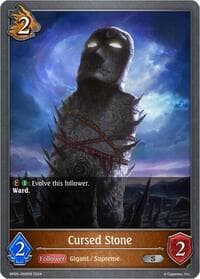 Cursed Stone - BP05: Omens Eternal - Shadowverse: Evolve card