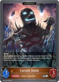 Cursed Stone (Evolved) - BP05: Omens Eternal - Shadowverse: Evolve card