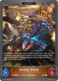 Airship Whale (Evolved) - BP05: Omens Eternal - Shadowverse: Evolve card