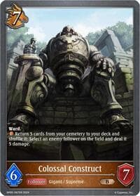 Colossal Construct - BP05: Omens Eternal - Shadowverse: Evolve card