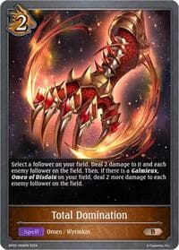 Total Domination - BP05: Omens Eternal - Shadowverse: Evolve card