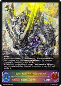 Electromagical Rhino (SL) - BP05: Omens Eternal - Shadowverse: Evolve card
