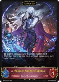 Rulenye, Omen of Silence (Evolved) - BP05: Omens Eternal - Shadowverse: Evolve card