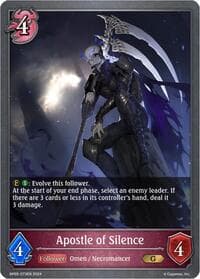 Apostle of Silence - BP05: Omens Eternal - Shadowverse: Evolve card