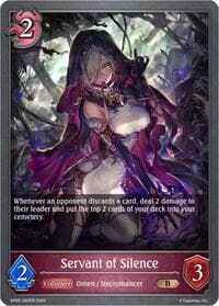 Servant of Silence - BP05: Omens Eternal - Shadowverse: Evolve card