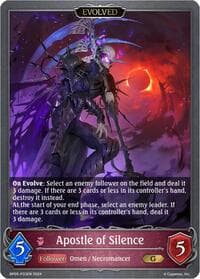 Apostle of Silence (Evolved) - P33EN (Foil) - BP05: Omens Eternal - Shadowverse: Evolve card