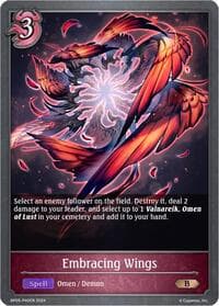 Embracing Wings - P40EN (Foil) - BP05: Omens Eternal - Shadowverse: Evolve card