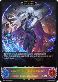 Rulenye, Omen of Silence (Evolved) (SL) - BP05: Omens Eternal - Shadowverse: Evolve card