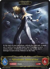 Mjerrabaine, Omen of One (Evolved) - BP05: Omens Eternal - Shadowverse: Evolve card