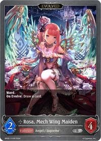 Rosa, Mech Wing Maiden (Evolved) - BP05: Omens Eternal - Shadowverse: Evolve card