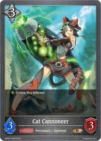 Cat Cannoneer - BP05: Omens Eternal - Shadowverse: Evolve card