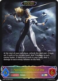 Mjerrabaine, Omen of One (Evolved) (SL) - BP05: Omens Eternal - Shadowverse: Evolve card