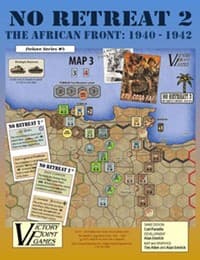 No Retreat! 2: The African Front 1940-1942 - Victory Point Games - Boardgames card
