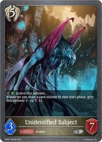 Unidentified Subject - BP05: Omens Eternal - Shadowverse: Evolve card