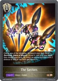 The Saviors - BP05: Omens Eternal - Shadowverse: Evolve card
