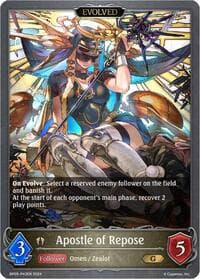 Apostle of Repose (Evolved) - P43 (Foil) - BP05: Omens Eternal - Shadowverse: Evolve card