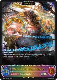 Marwynn, Omen of Repose (Evolved) (SL) - BP05: Omens Eternal - Shadowverse: Evolve card