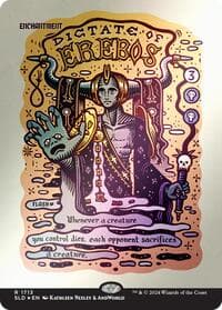 Dictate of Erebos (Rainbow Foil) - Secret Lair Drop Series - Magic: The Gathering card