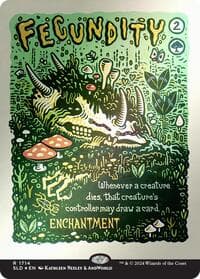 Fecundity (Rainbow Foil) - Secret Lair Drop Series - Magic: The Gathering card