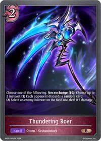 Thundering Roar - BP05: Omens Eternal - Shadowverse: Evolve card