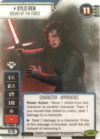 Kylo Ren - Bound By The Force (Spot Gloss) (Card Only) - SWD: Promo Cards - Star Wars: Destiny card