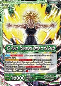 Trunks // SS Trunks, Tournament Battle to the Death - Legend of the Dragon Balls - Dragon Ball Super: Masters card