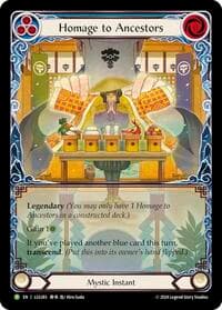 Homage to Ancestors // Inner Chi - LGS283 - Flesh and Blood: Promo Cards - Flesh and Blood TCG card