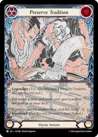 Preserve Tradition // Inner Chi - LGS286 - Flesh and Blood: Promo Cards - Flesh and Blood TCG card